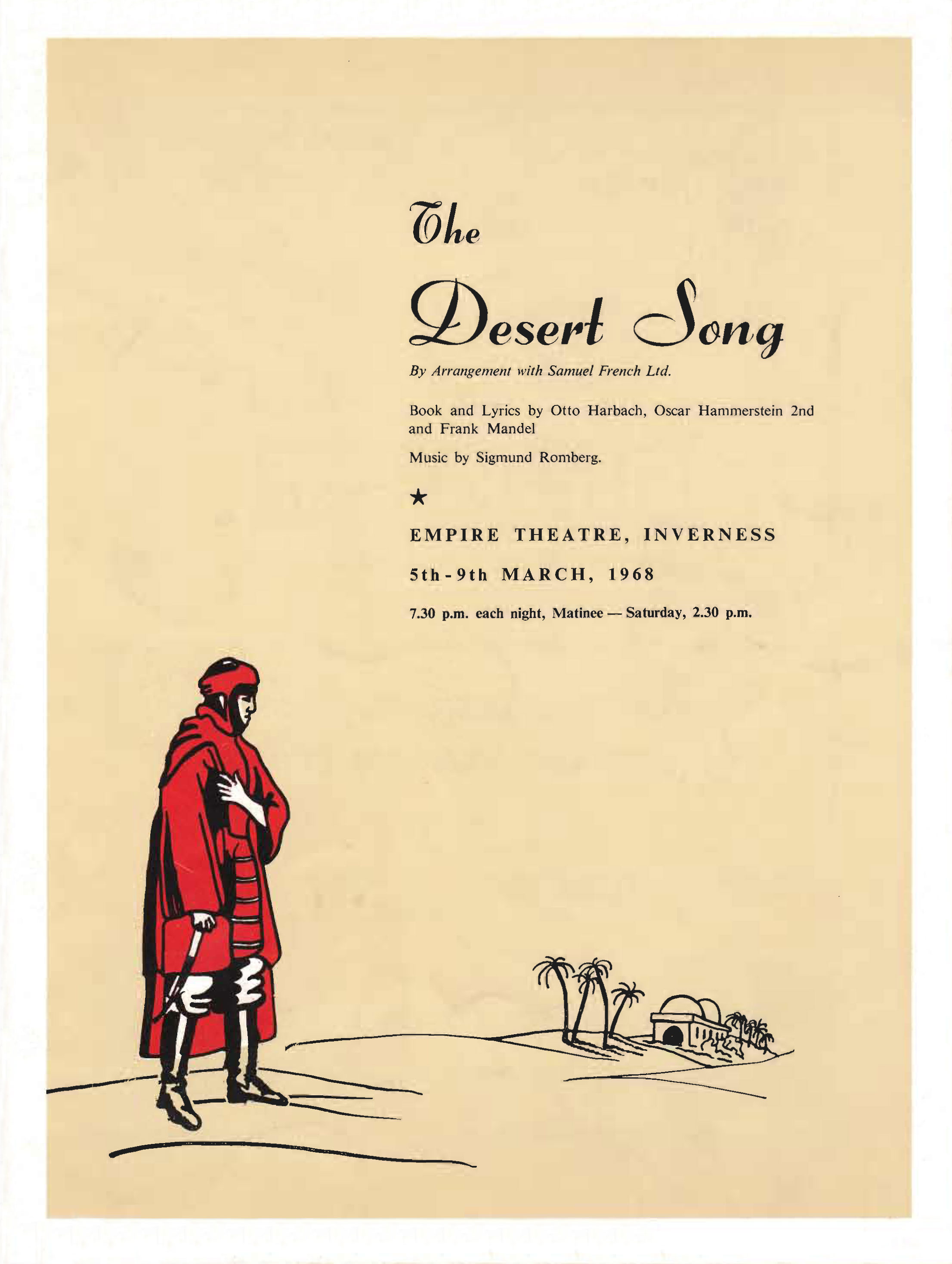 The Desert Song : 1968