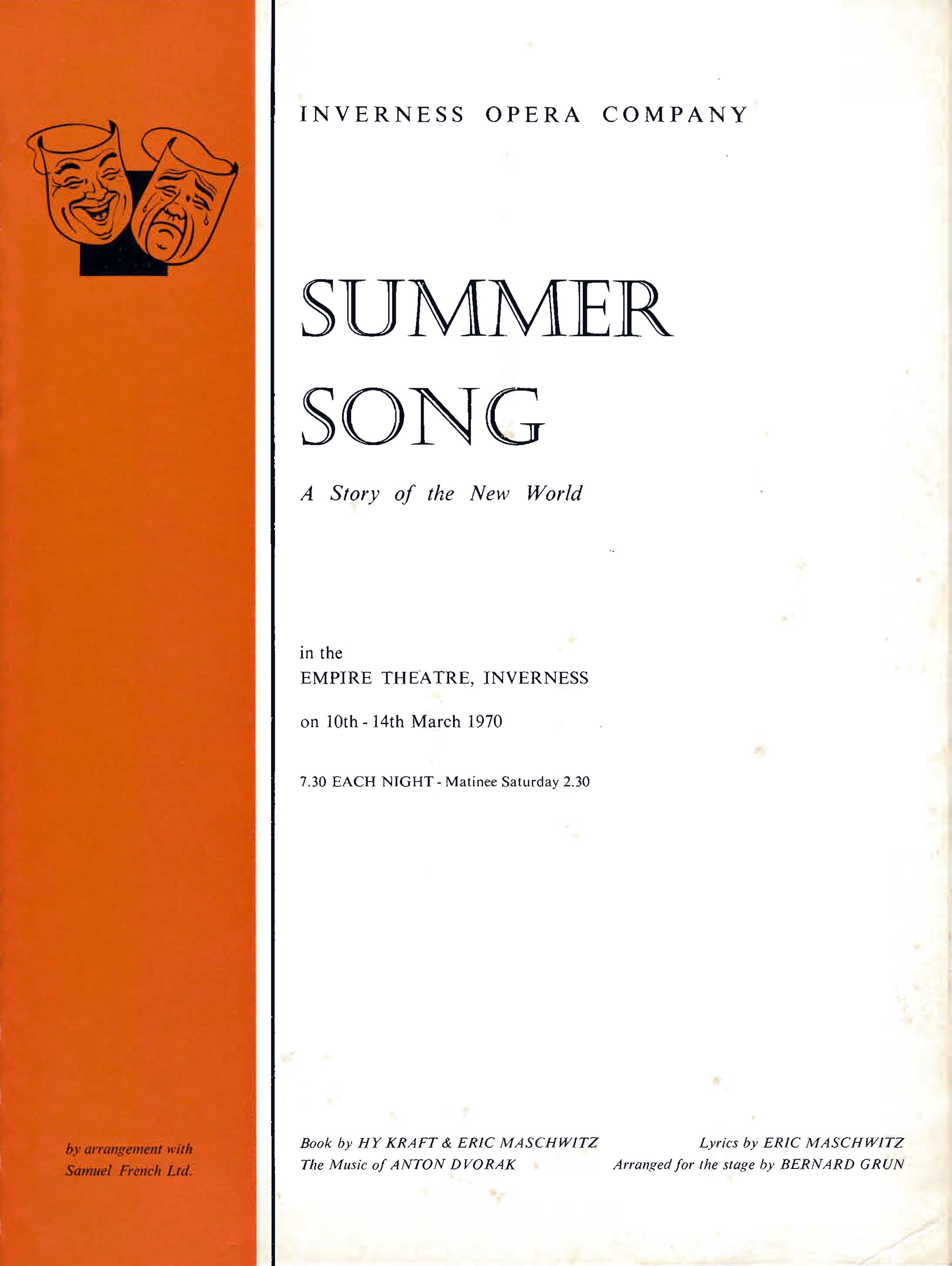 Summer Song : 1970